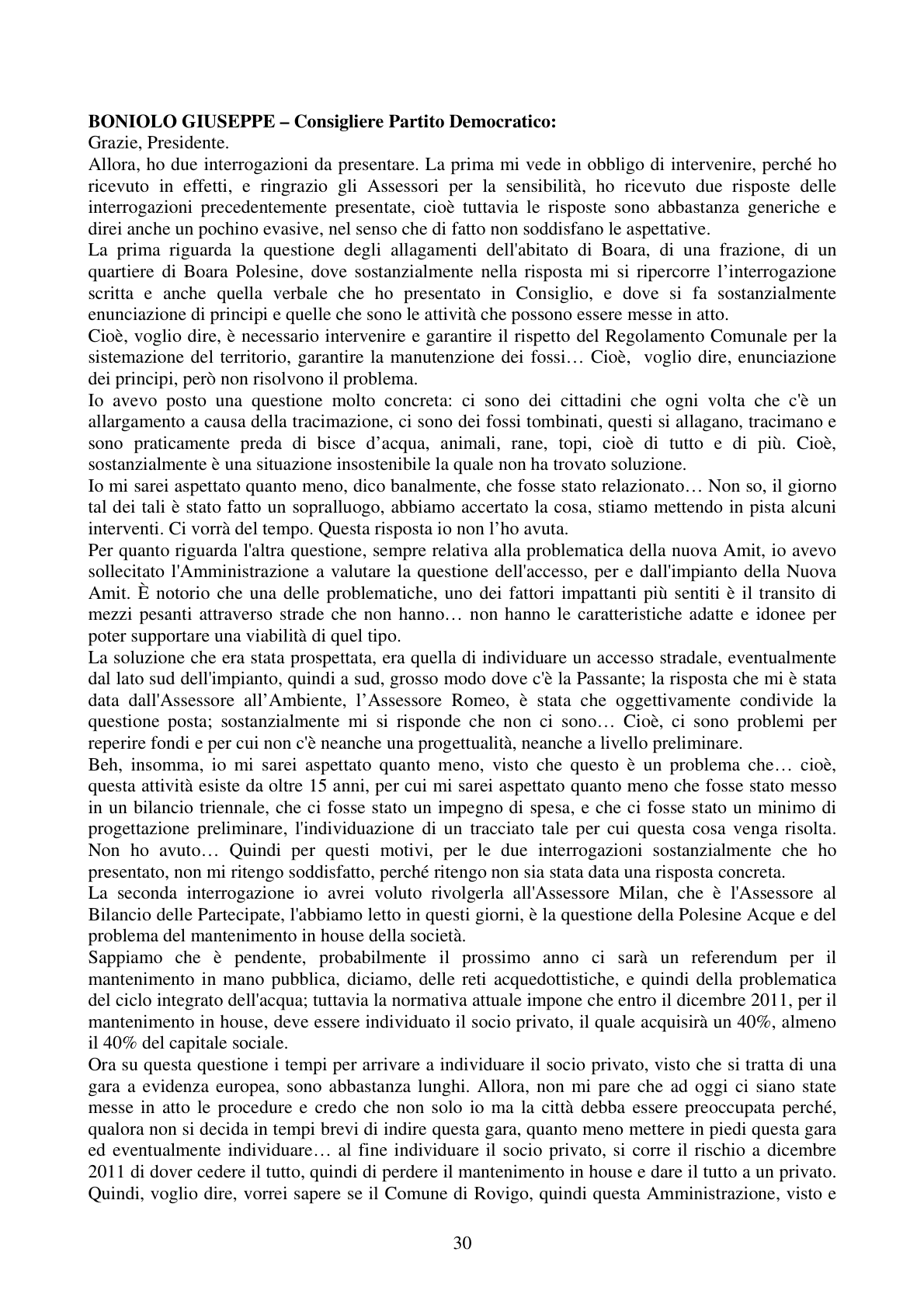 Pagina 30 del verbale