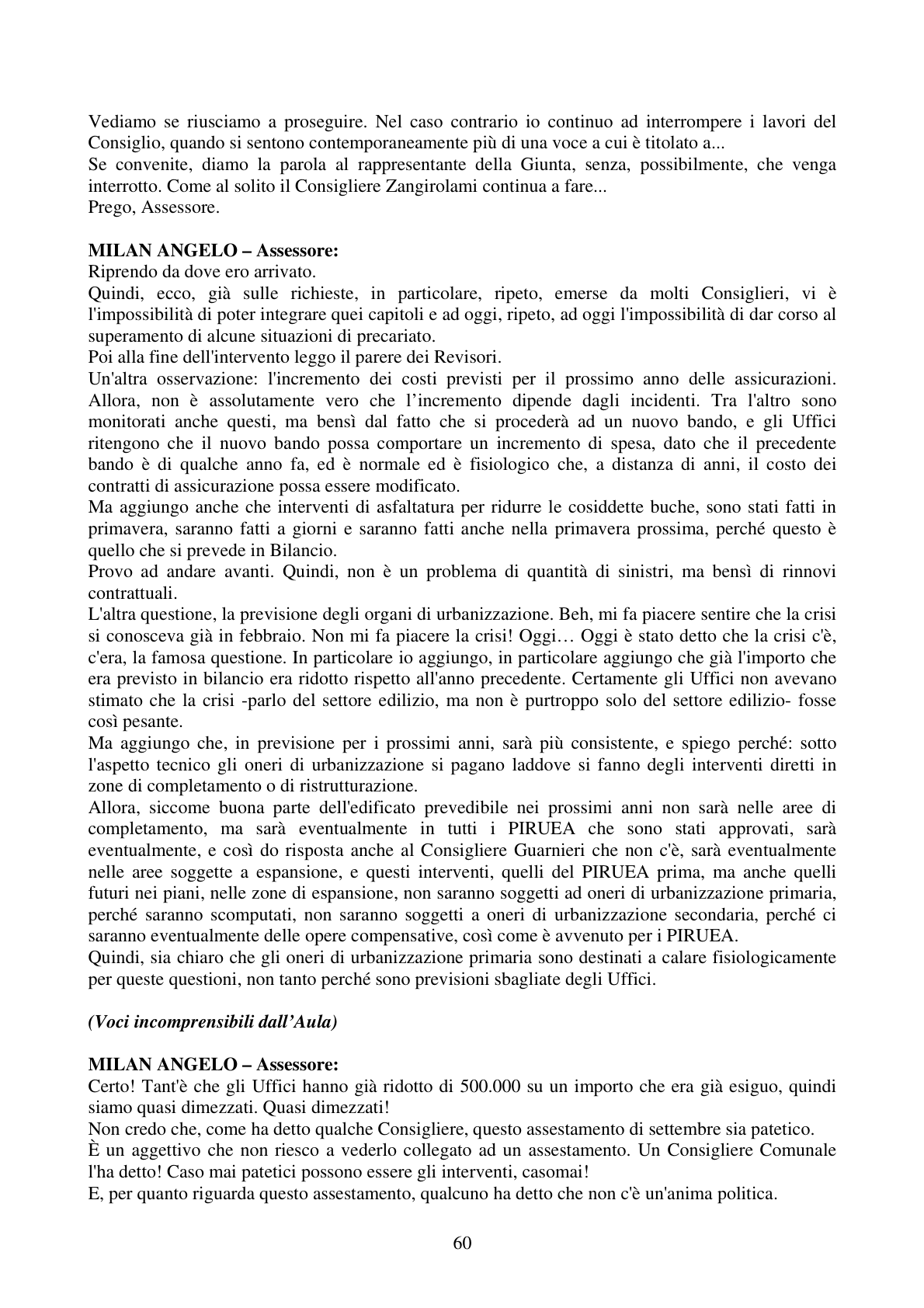 Pagina 60 del verbale