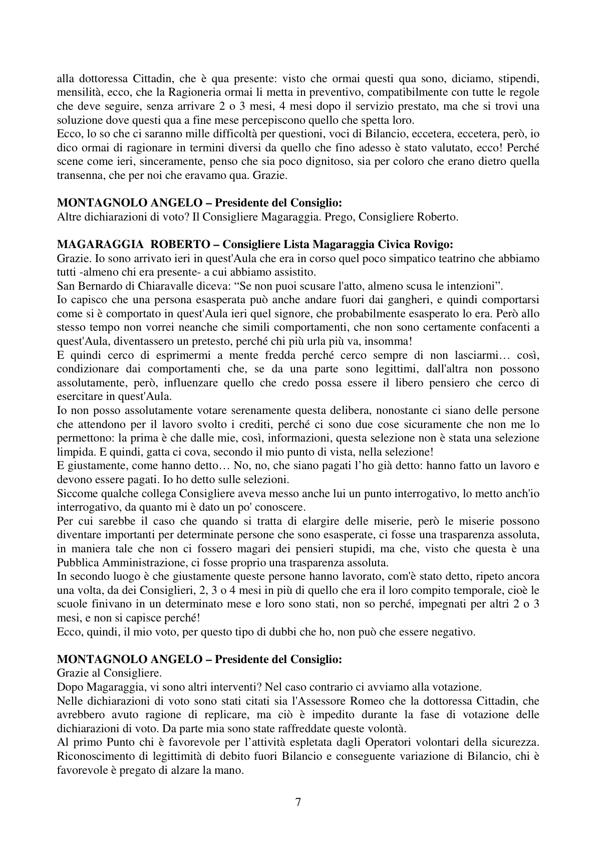Pagina 7 del verbale