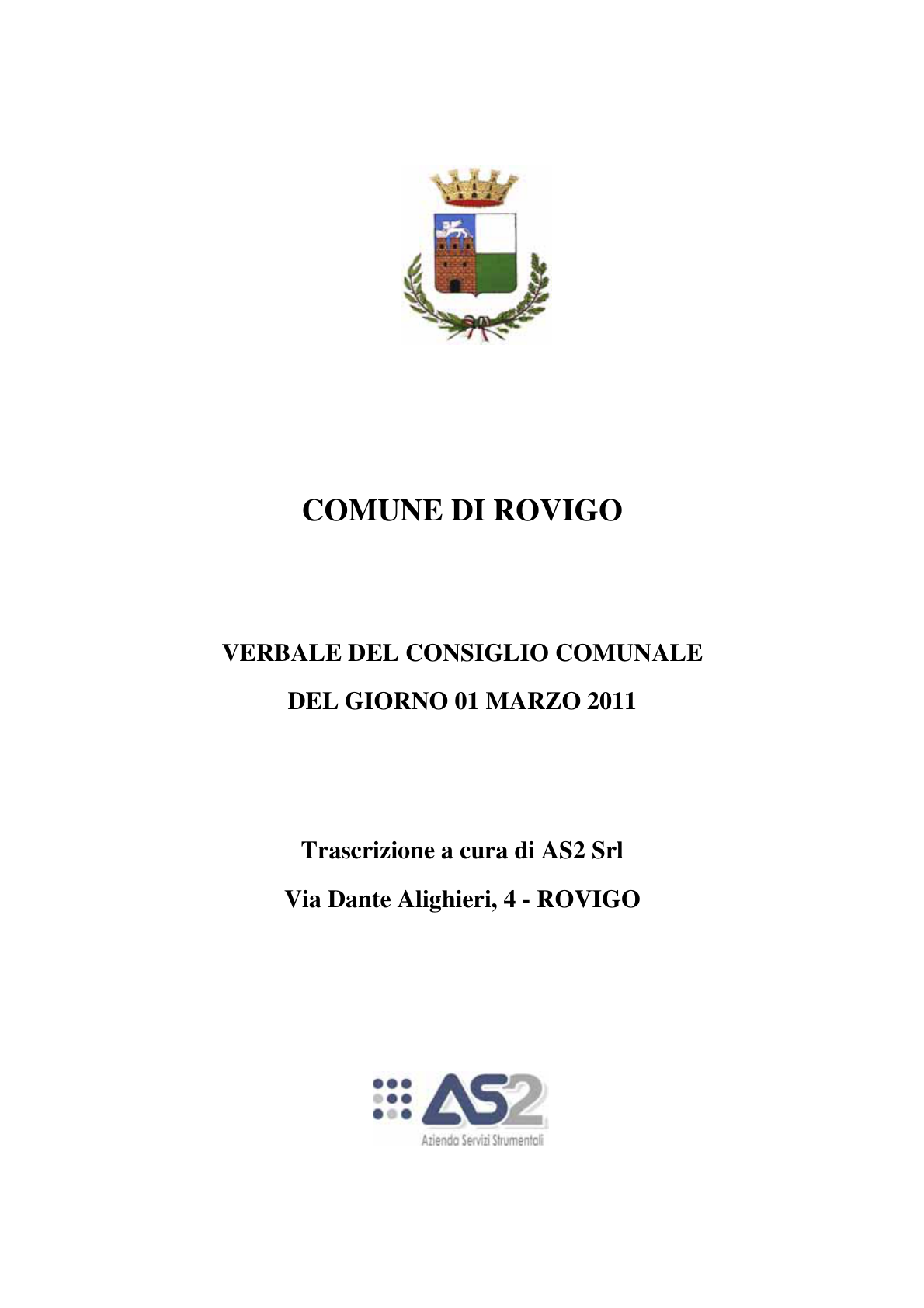 Pagina 1 del verbale