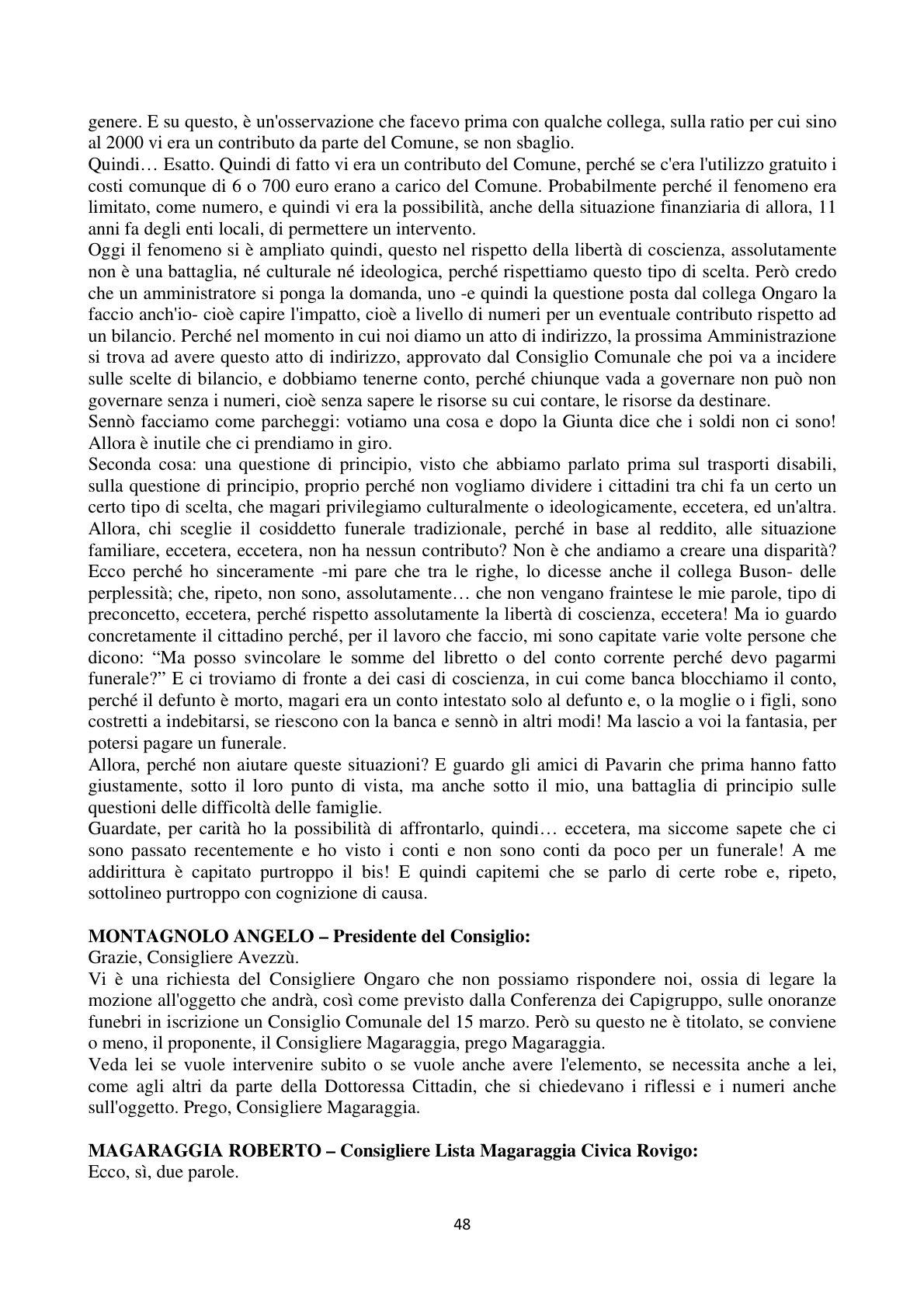 Pagina 48 del verbale